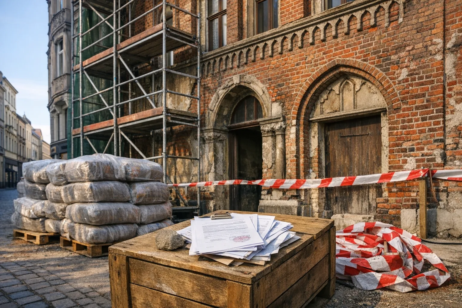 Zgoda konserwatora w Toruniu - kiedy wstrzymuje remont